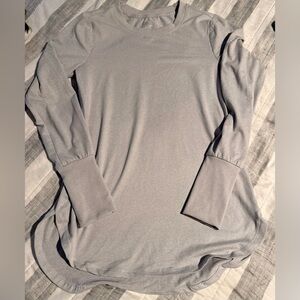 RBX Women's Light Gray Long Sleeve Tee